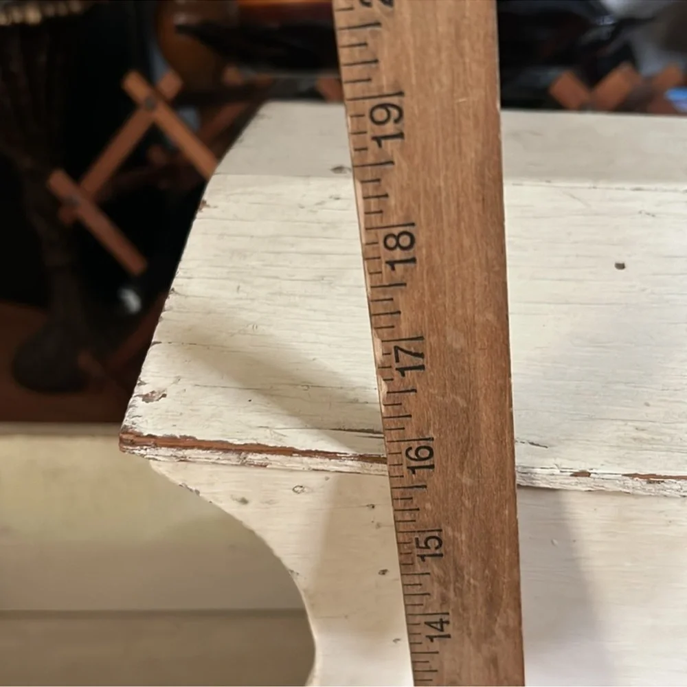 Vintage Primitive Wooden Rocking Cradle Bassinet